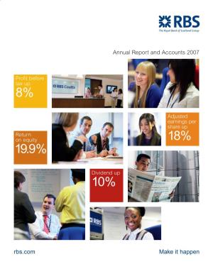 Download Pdf File of RBS Group Annual Report 2007