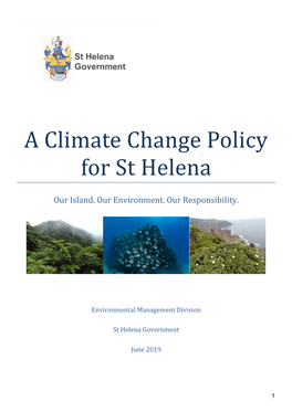 A Climate Change Policy for St Helena