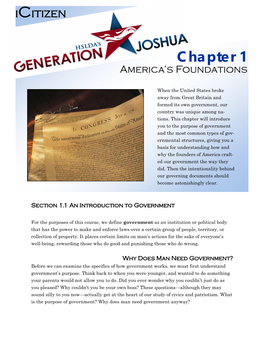 Chapter 1 America’S Foundations