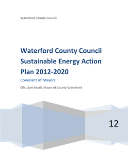 Waterford County Council Sustainable Energy Action Plan 2012-2020 Covenant of Mayors