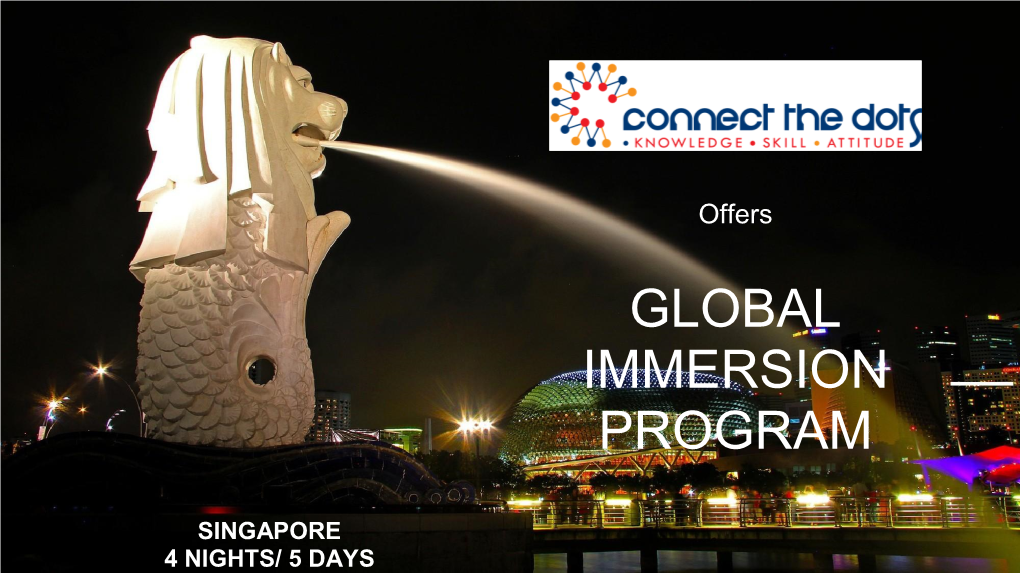 Global Immersion Program