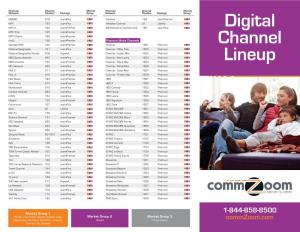 Digital Channel Lineup