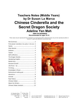 Chinese Cinderella and the Secret Dragon Society Adeline Yen Mah ISBN 9781865088655 Recommended for Ages 10-14