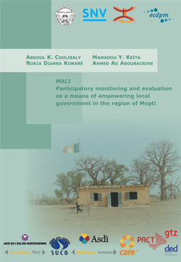 MALI Participatory Monitoring and Evaluation As a Means of Empowering Local Government in the Region of Mopti