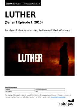 LUTHER (Series 1 Episode 1, 2010)