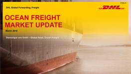 OCEAN FREIGHT MARKET UPDATE March 2018