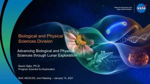Advancing Biological and Physical Sciences Through Lunar Exploration