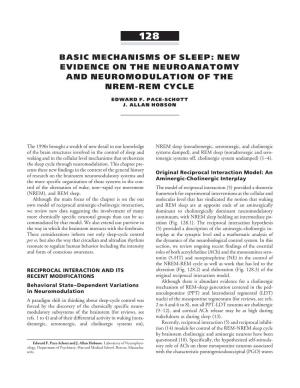 Chapter 128: Basic Mechanisms of Sleep: New Evidence On