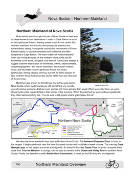 Nova Scotia Routes