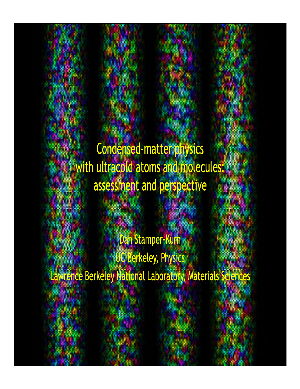 Atoms and Molecules: Assessment and Perspective