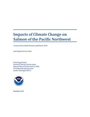 Impacts of Climate Change on Salmon of the Pacific Northwest
