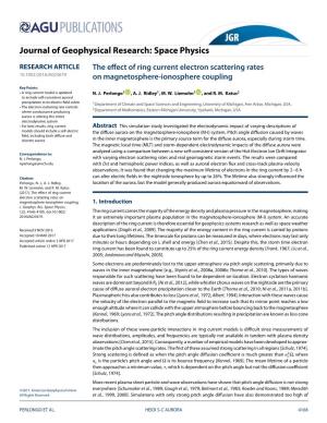 The Effect of Ring Current Electron Scattering Rates on Magnetosphere