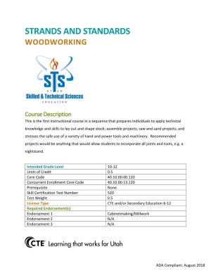 Strands and Standards Woodworking