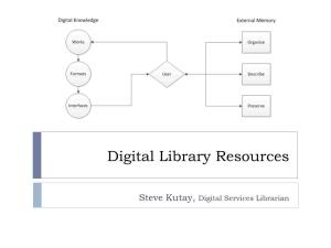 Digital Library Resources