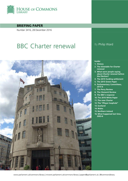 BBC Charter Renewal