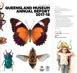 Queensland Museum Annual Report 2017-18