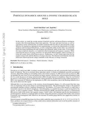 Particle Dynamics Around a Dyonic Charged Black Hole