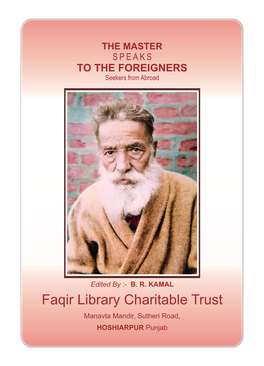 Faqir Library Charitable Trust Manavta Mandir, Sutheri Road, HOSHIARPUR Punjab H