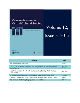 Volume 12, Issue 3, 2015