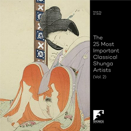 The 25 Most Important Classical Shunga Artists (Vol