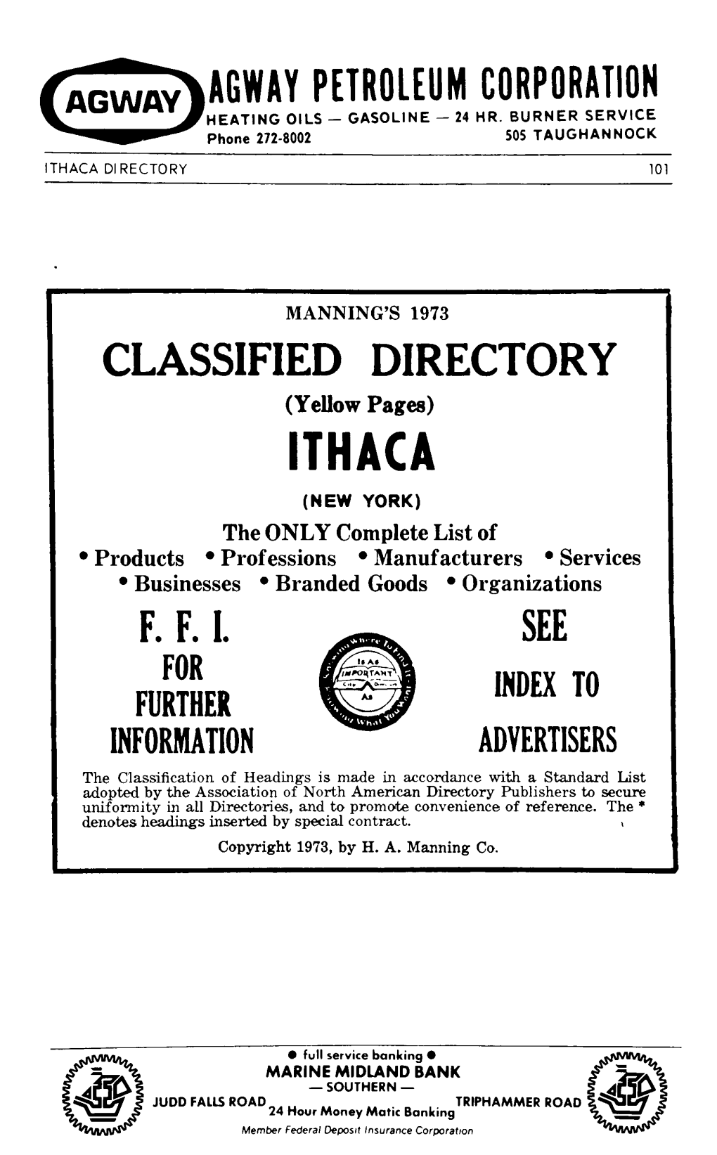 Ithaca Directory 101