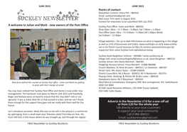 June 2015 Suckley Newsletter