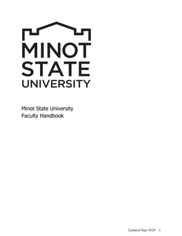 Minot State University Faculty Handbook