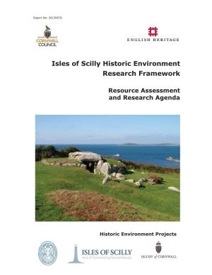 Isles of Scilly Historic Environment Research Framework