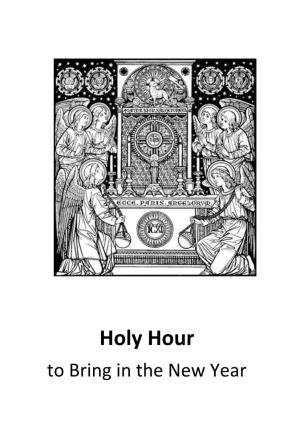 Holy Hour Booklet