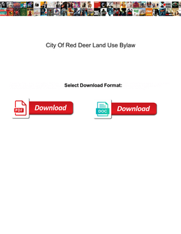 City of Red Deer Land Use Bylaw