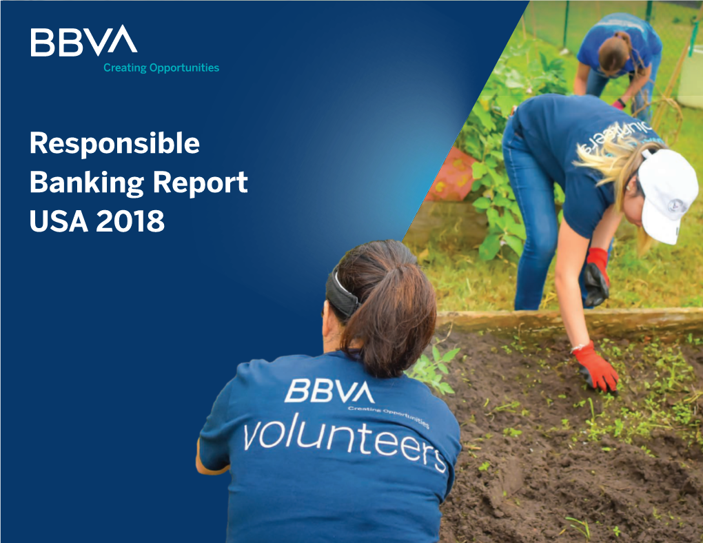 Responsible Banking Report USA 2018