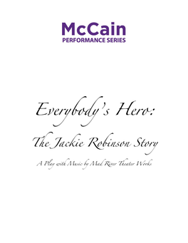 MR Everybody's Hero the Jackie Robinson Story Study Guide GZ