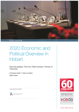 2020 Economic and Political Overview in Hobart