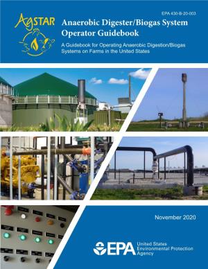 Anaerobic Digester / Biogas Operator Guidebook
