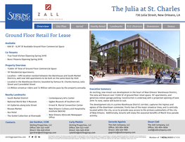 The Julia at St. Charles 730 Julia Street, New Orleans, LA