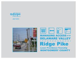 Ridge Pike, Lower Providence Township, Montgomery County