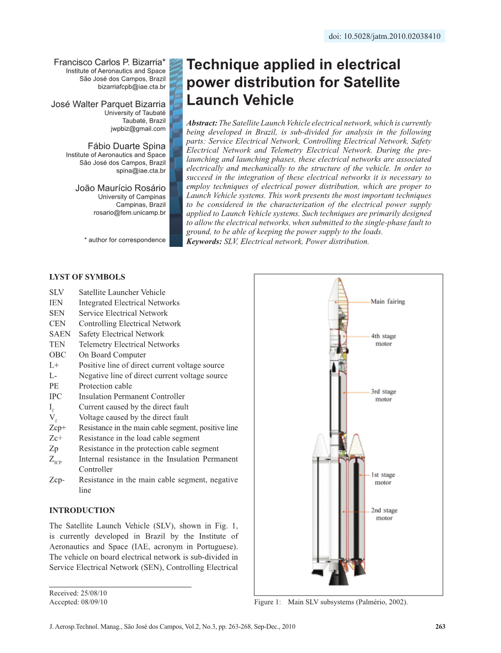 Technique Applied in Electrical Power Distribution for Satellite Launch Vehicle