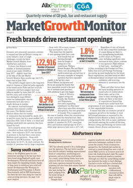 Marketgrowthmonitor Issue 9 September 2017 Fresh Brands Drive Restaurant Openings