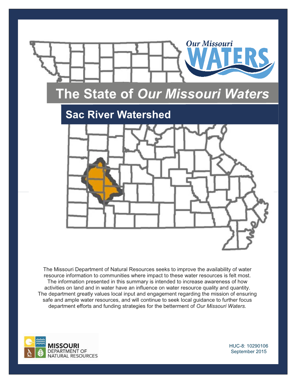 Sac River Basin Watershed Summary 111315