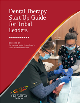 Dental Therapy Start up Guide for Tribal Leaders