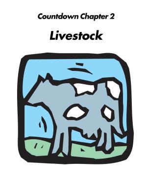 Livestock Livestockcountdown Chapter 2 Livestock Contents