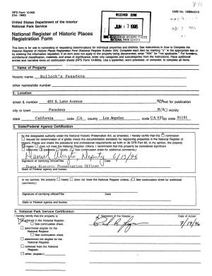 National Register of Historic Places Registration Form JUN I TI996