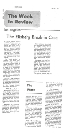 The Ellsberg Break-In Case