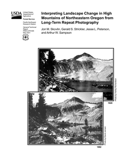 Interpreting Landscape Change in High Mountains of Northeastern Oregon from Long-Term Repeat Photography