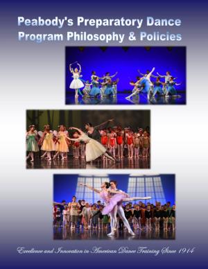 Preparatory Dance Program Guidelines