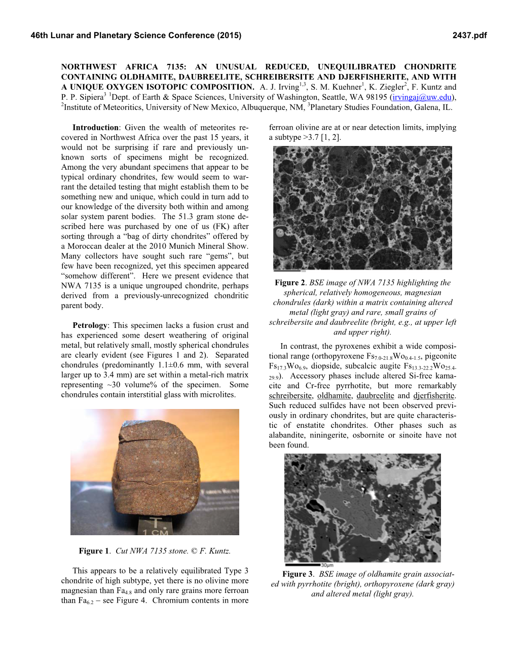 An Unusual Reduced, Unequilibrated Chondrite Containing Oldhamite, Daubreelite, Schreibersite and Djerfisherite, and with a Unique Oxygen Isotopic Composition