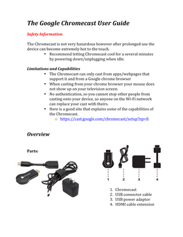 The Google Chromecast User Guide (Update)
