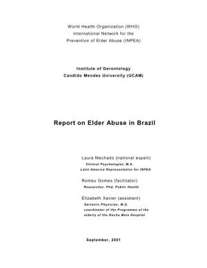 Report on Elder Abuse in Brazil