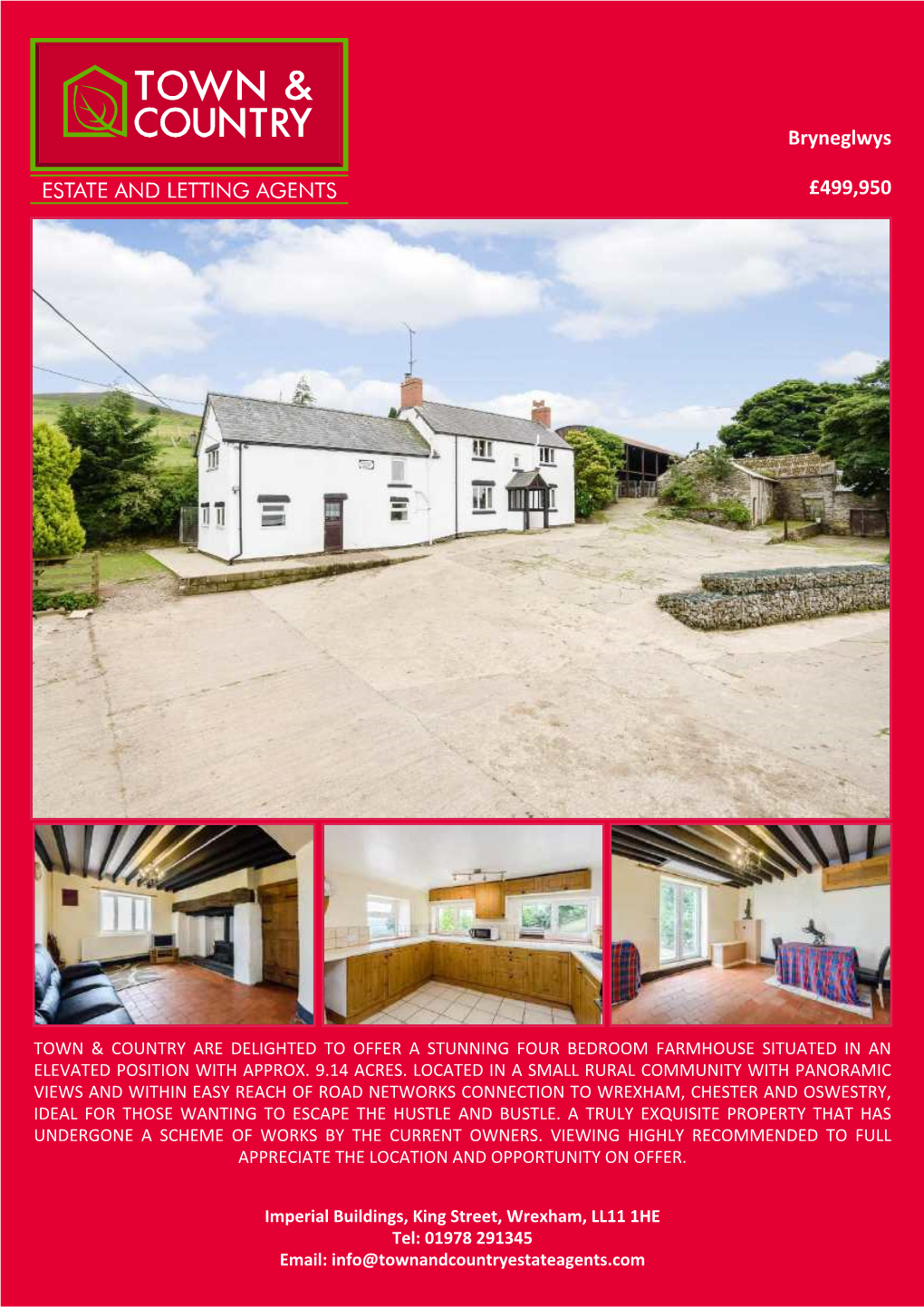 Bryneglwys £499,950