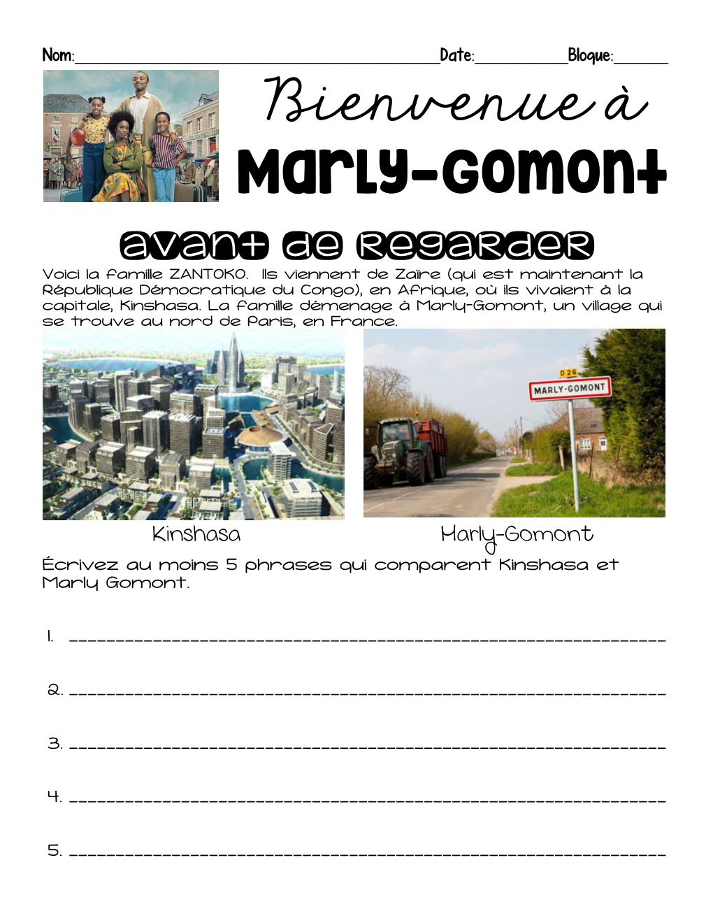 Bienvenue À Marly-Gomont